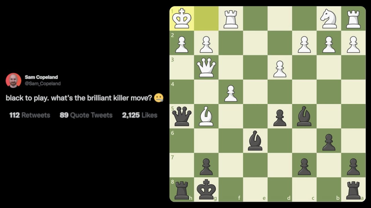 Chess Puzzle Can You Find Black’s Killer Move? Chess Chest