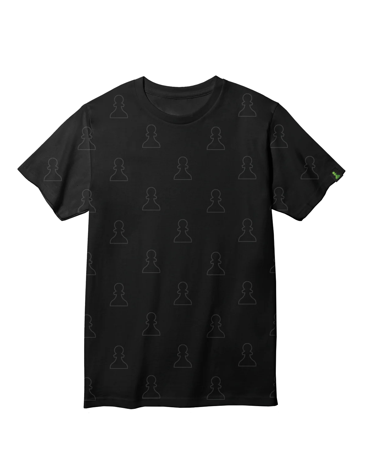 Branded Chess TShirt Pawn Outline