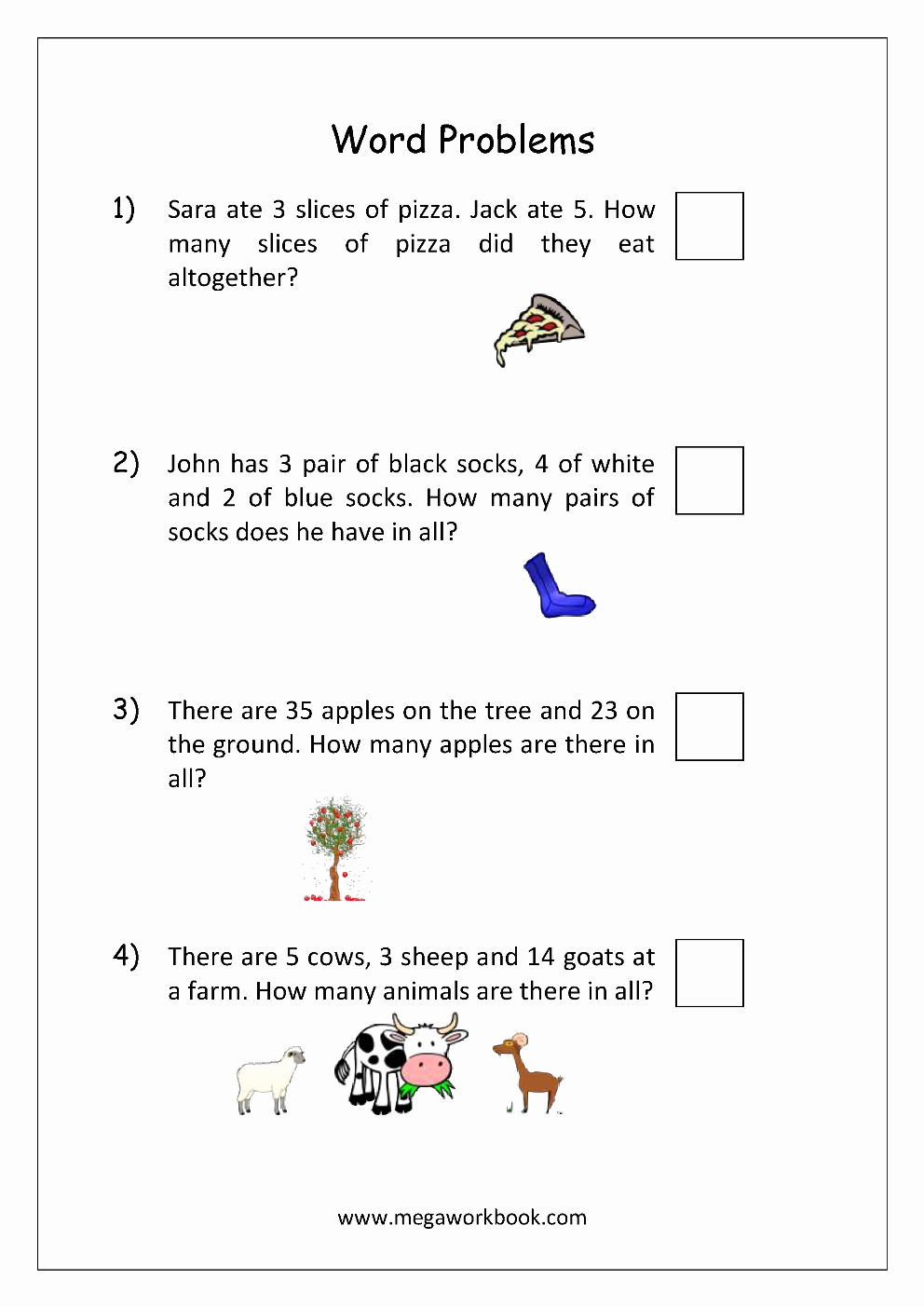 50 Algebra 1 Word Problems Worksheet