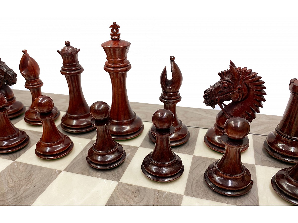Made in America chess pieces & Ferrer Chess board