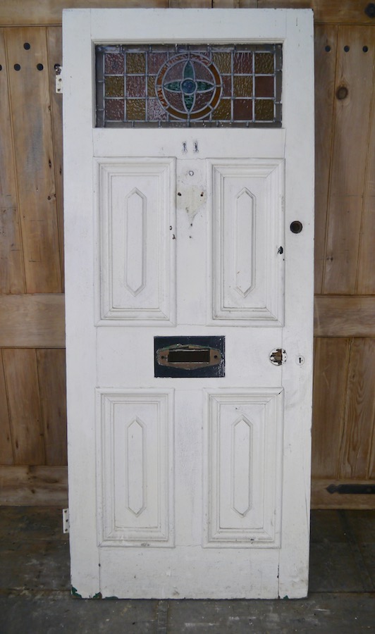 Reclaimed Victorian Front Door Stained Glass Glass Door Ideas