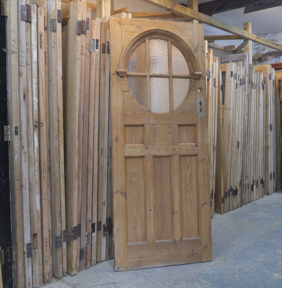 Old pine Front Door Chester Paint Stripping