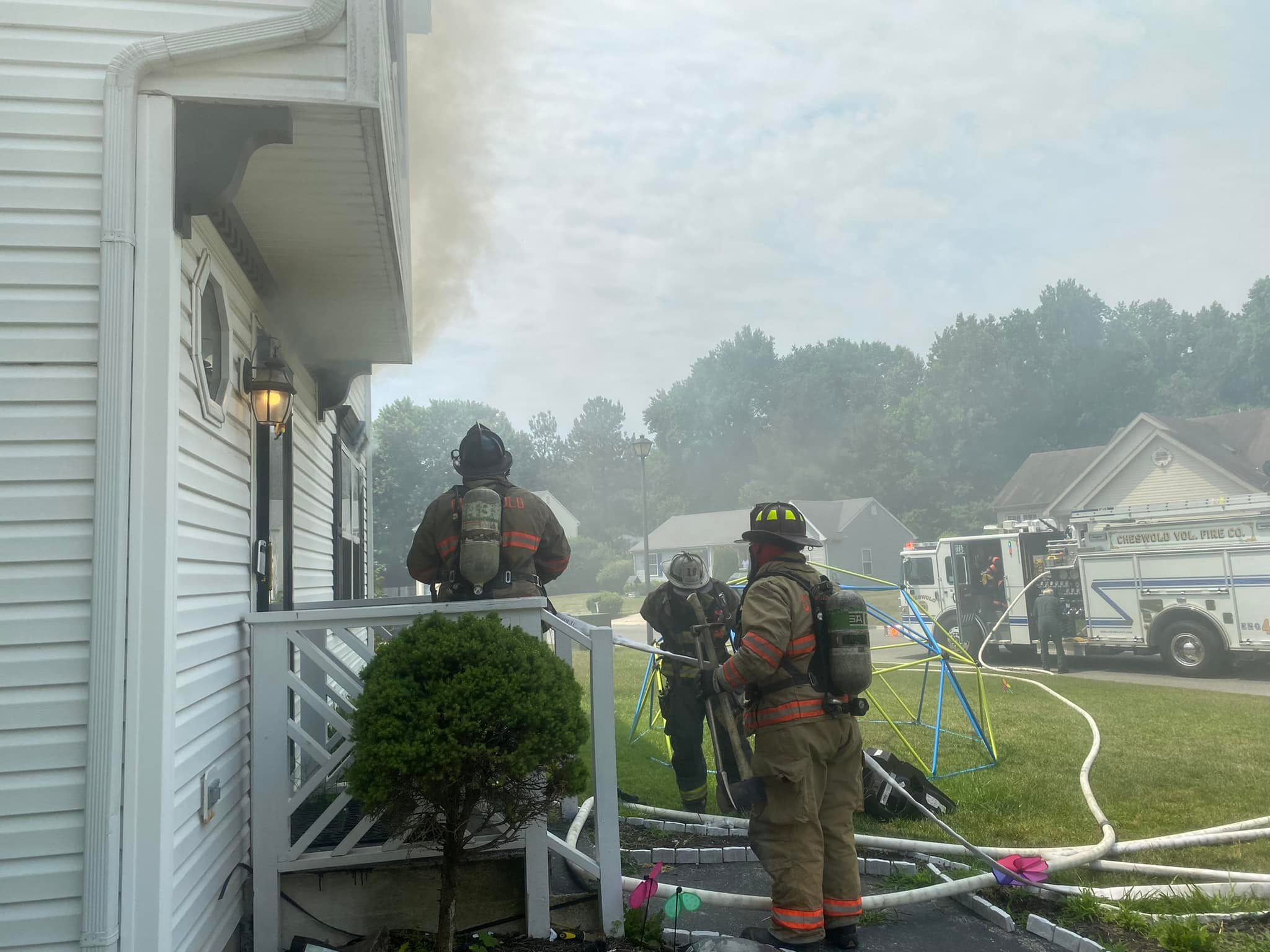 House FireCarlisle Village Cheswold Vol. Fire CO.