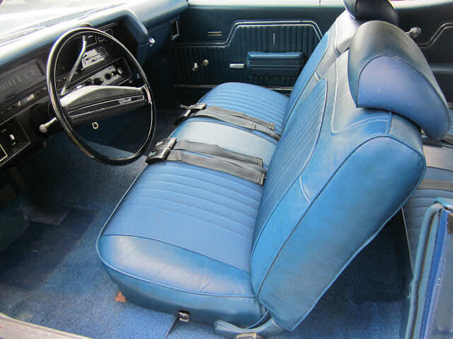 1972 Chevelle Bench Seat Interior Photos