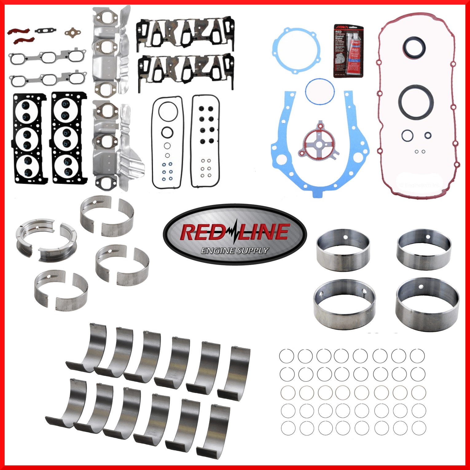 Engine ReRing Overhaul Kit for 20042008 3.5L 214 