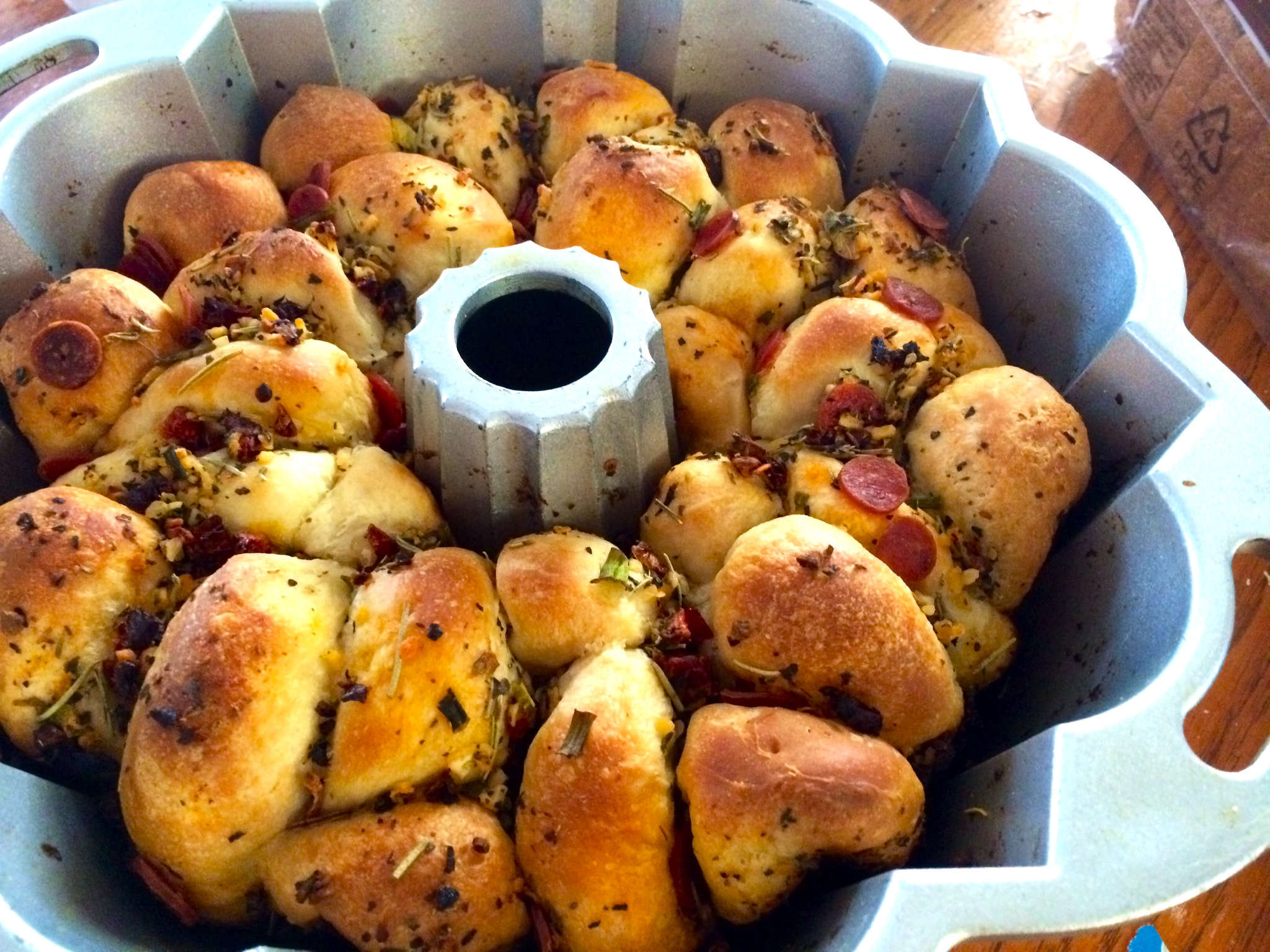 Pepperoni Bundt Bread