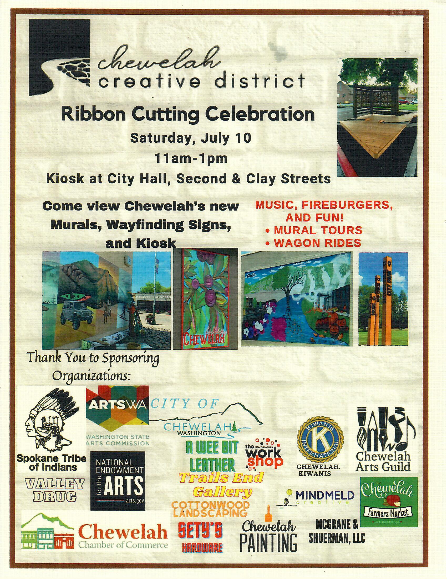 Chewelah Creative District Ribbon Cutting Chewelah Chamber of Commerce
