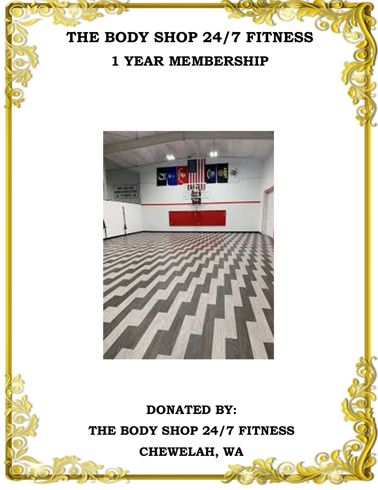 1 Year Gym Membership at The Body Shop Chewelah Chamber of Commerce