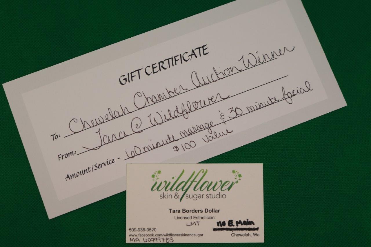 1 Hour Massage and a 30 Minute Facial Chewelah Chamber of Commerce