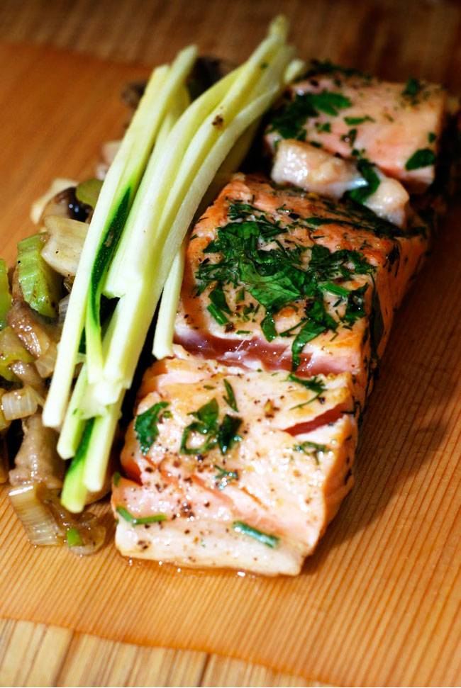 Cedar Wrapped Salmon Recipe Chew Town Food Blog