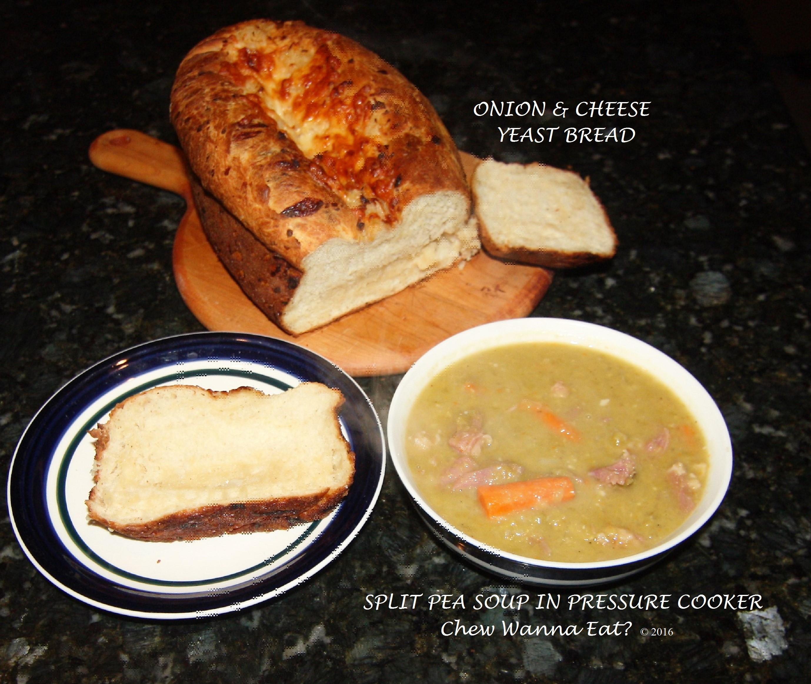 SPLIT PEA SOUP IN PRESSURE COOKER Chew Wanna Eat?