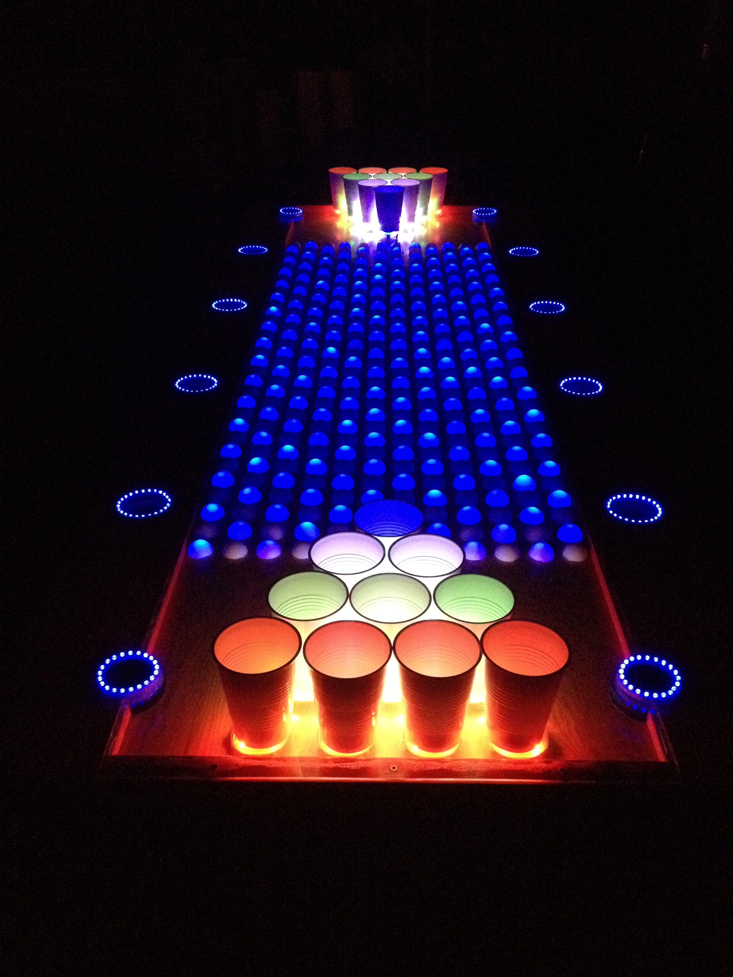 The First Interactive LED Beer Pong Table Chexal
