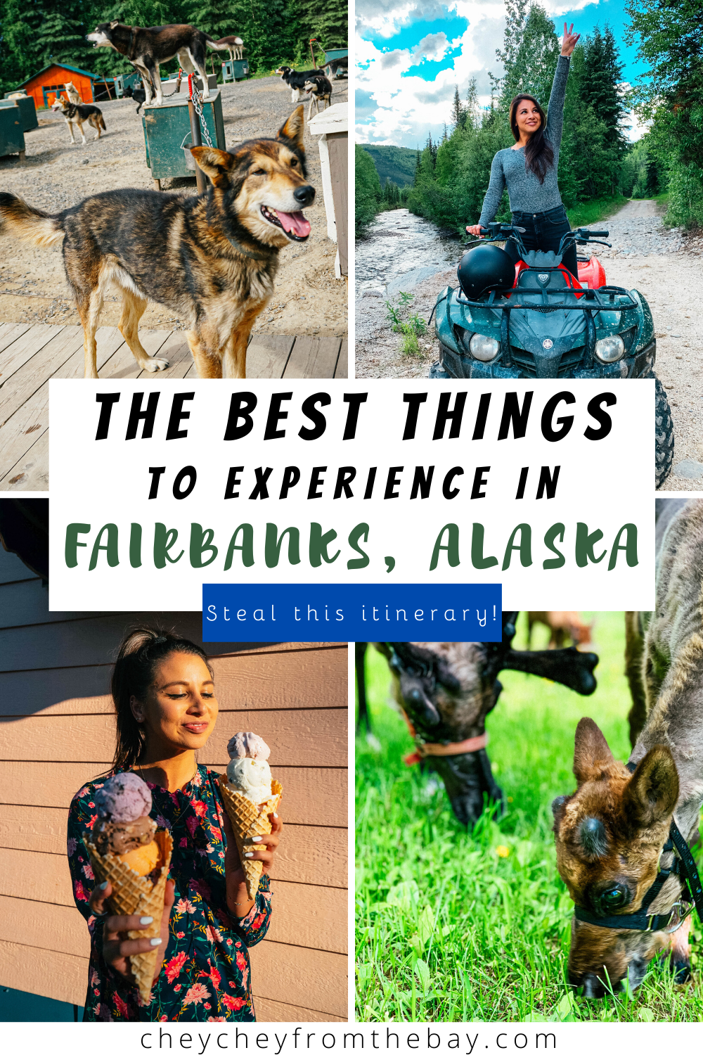 Check out this six-day itinerary of the best things to do in Fairbanks, Alaska during Midnight Sun Season including where to eat and drink; top places to pet reindeer and kennel dogs; how to visit the Arctic Circle; which hot springs are worth going to; and so much more!