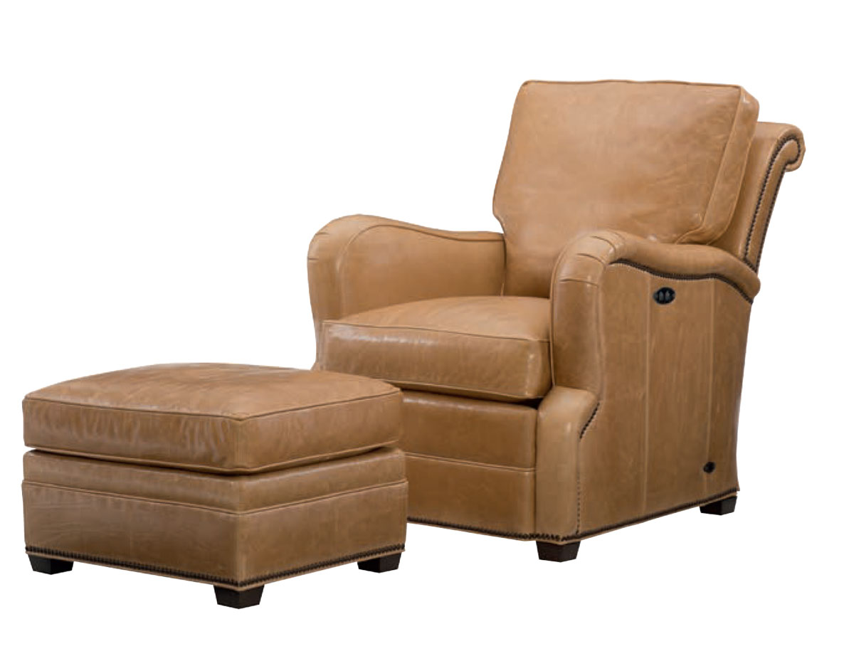 Cyrus Tilt Back Chair & Ottoman ChezDel Interiors