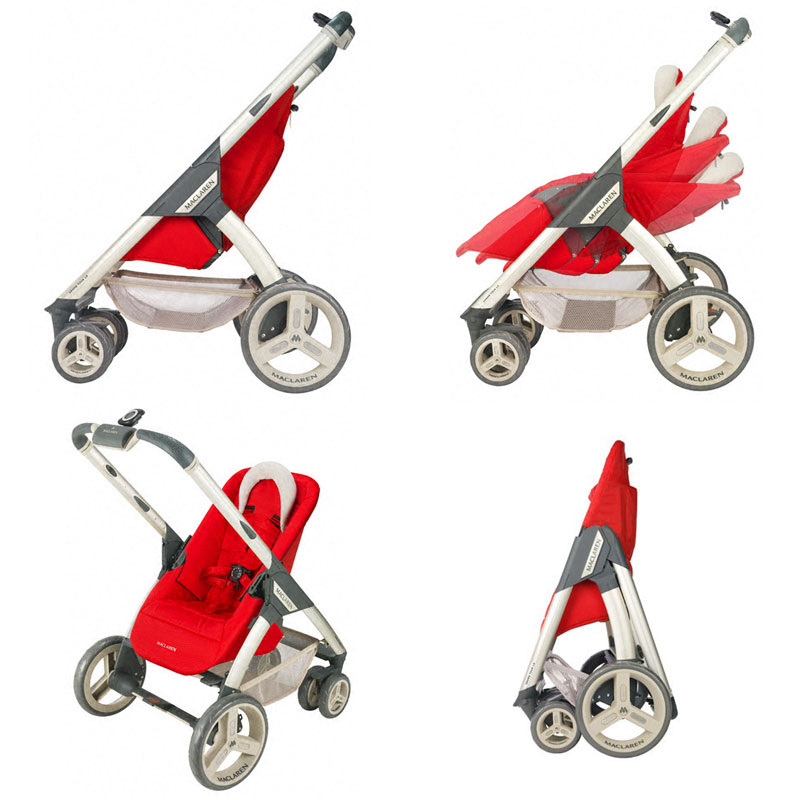 Maclaren Grand Tour LX Scarlet Champagne — Chez Les Petits