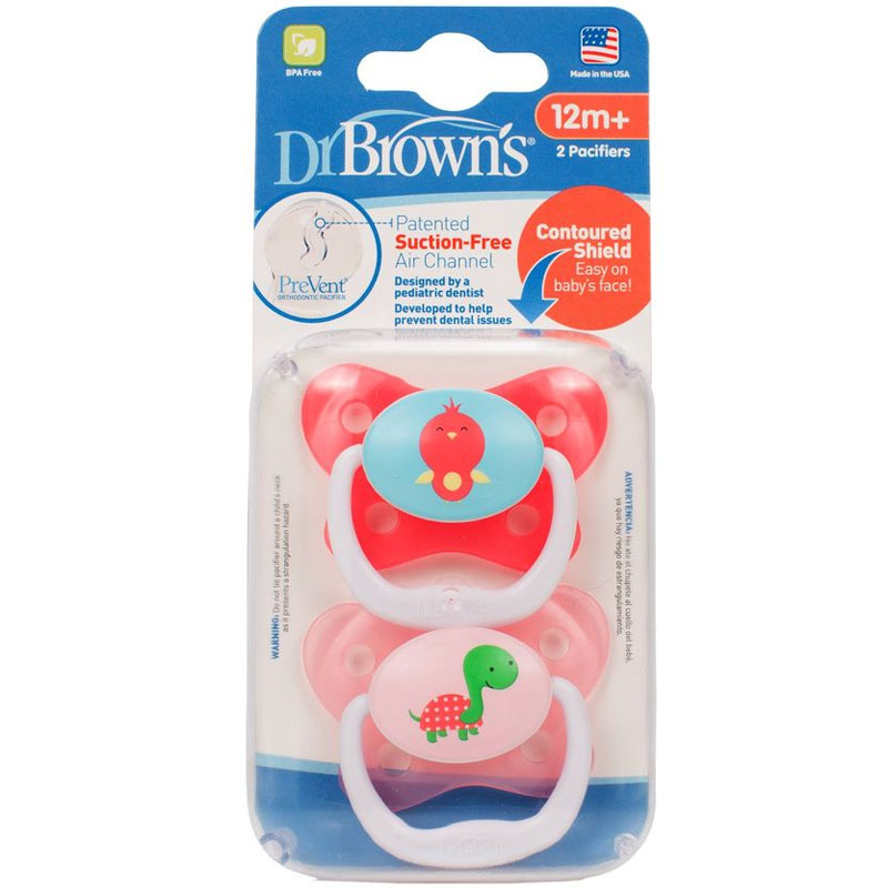 Dr Brown's 12m+ Pacifiers — Chez Les Petits