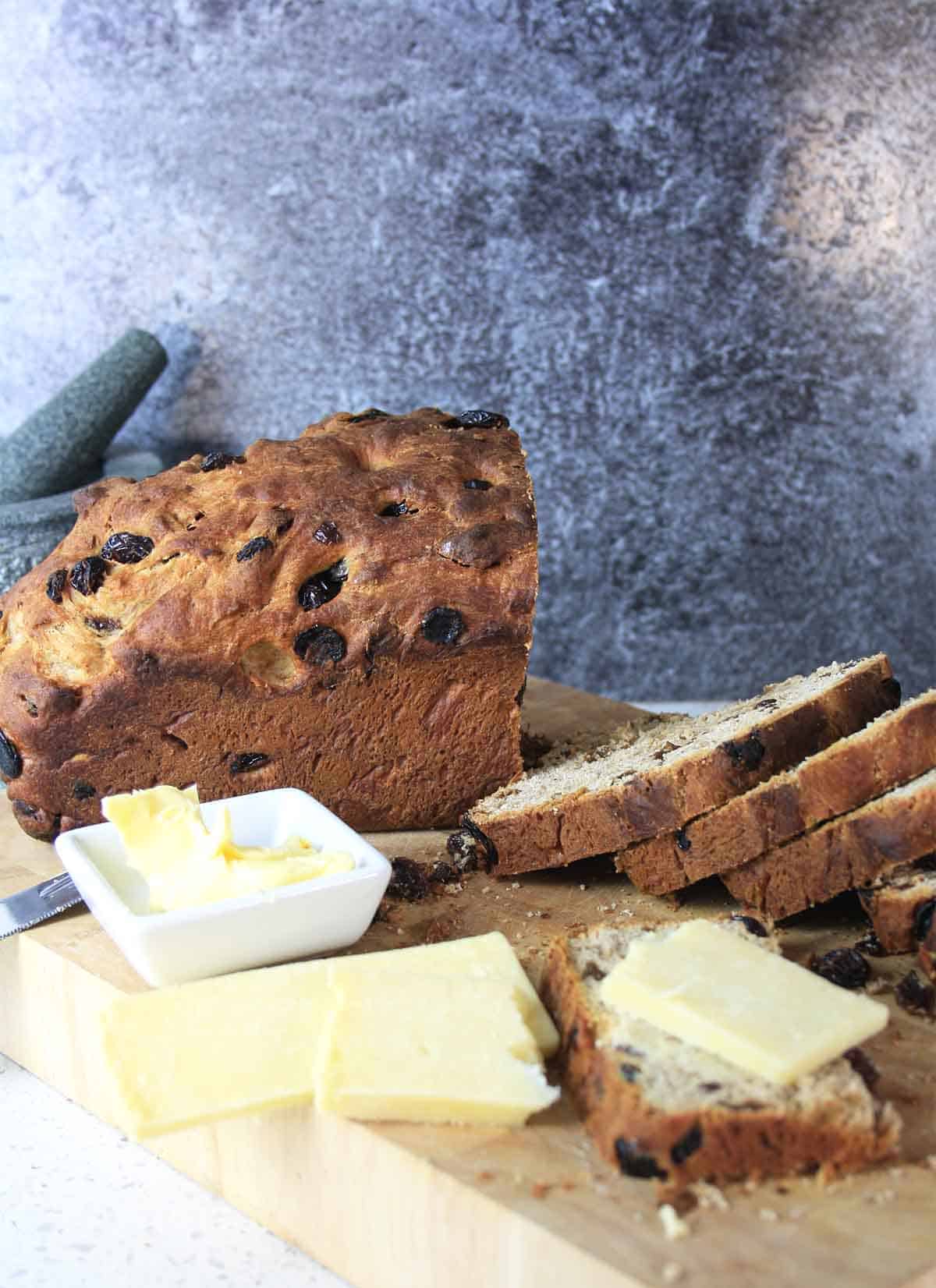 Lincolnshire Plum Bread Tea Bread with Dried Fruit