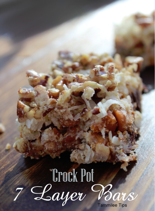 Slow Cooker 7 Layer Bars recipe Chefthisup