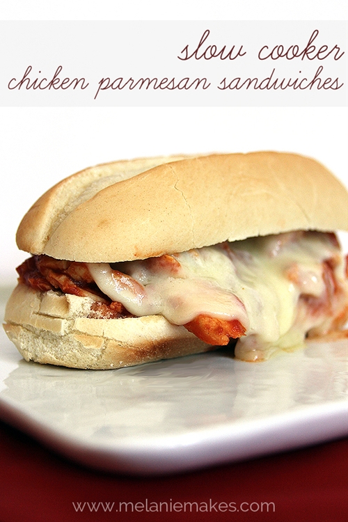 Slow Cooker Chicken Parmesan Sandwiches recipe Chefthisup