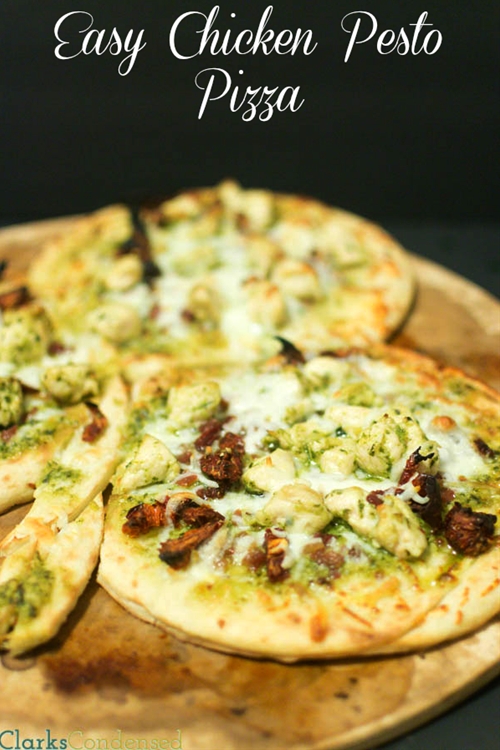 Easy Chicken Pesto pizza recipe Chefthisup