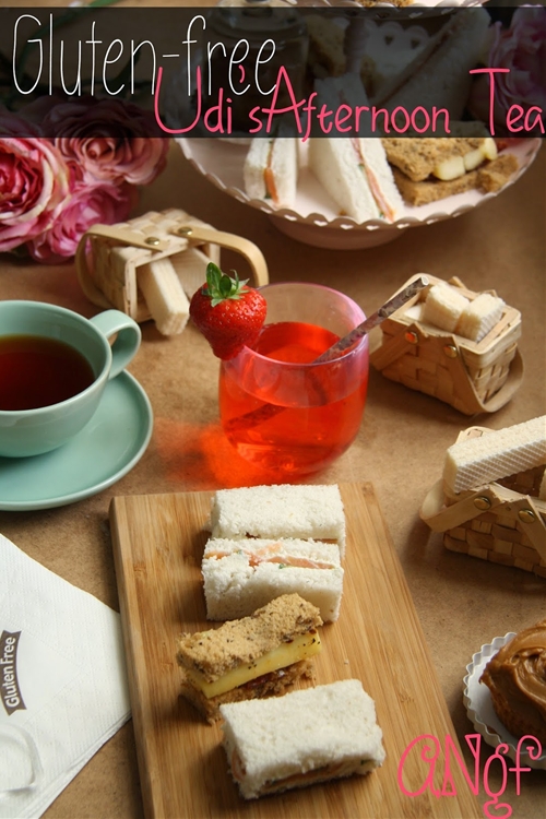 Gluten Free Afternoon Tea with Udi's recipe Chefthisup