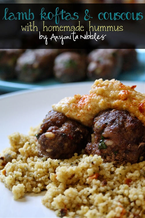 Gluten Free Lamb Koftas & Couscous with Homemade Hummus recipe Chefthisup