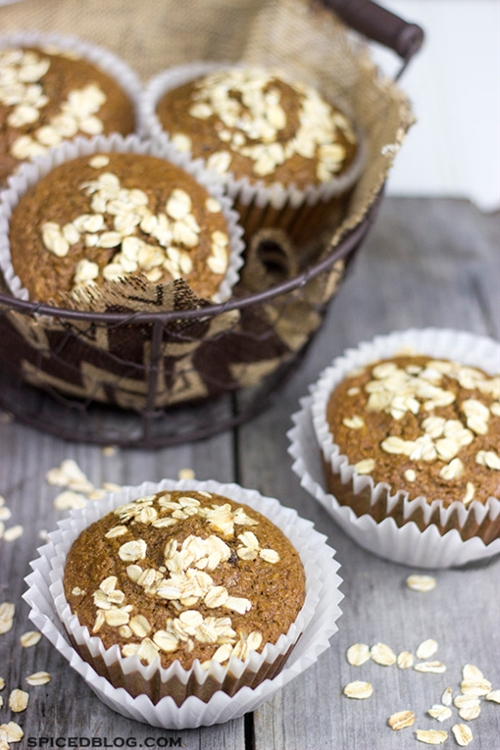 Oatmeal Bran Muffins recipe Chefthisup