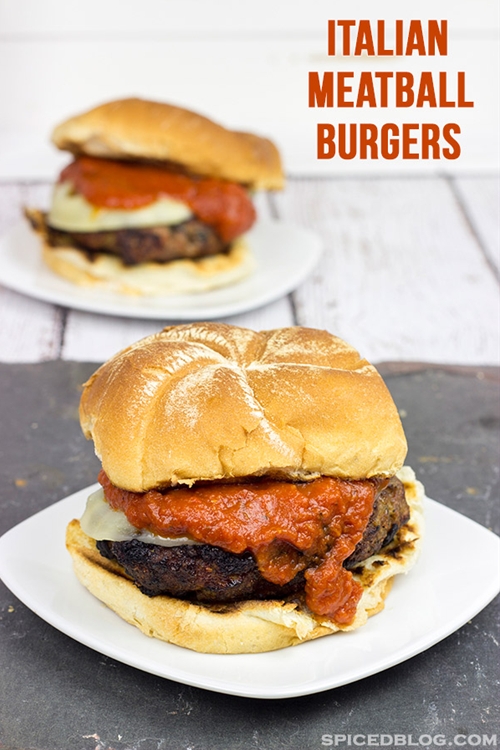 Italian Meatball Burgers recipe Chefthisup