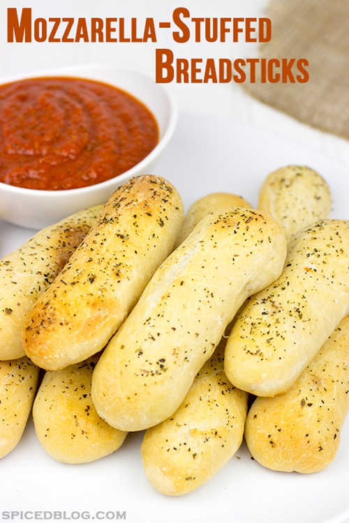 MozzarellaStuffed Italian Breadsticks recipe Chefthisup