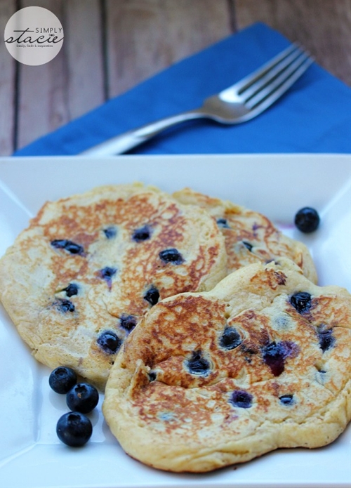 Whole Wheat Blueberry Pancakes recipe Chefthisup