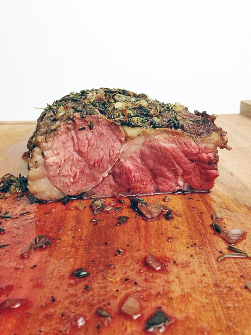 Herb Crusted Roast Beef recipe Chefthisup