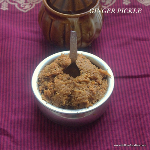 Ginger Pickle recipe Chefthisup