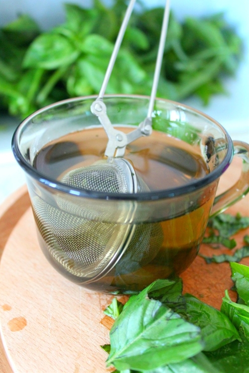 Basil Tea recipe Chefthisup