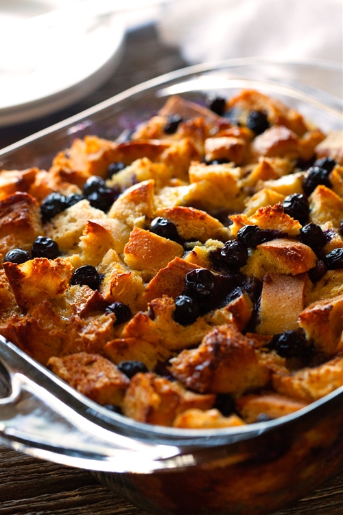 Overnight Blueberry French Toast Casserole recipe Chefthisup