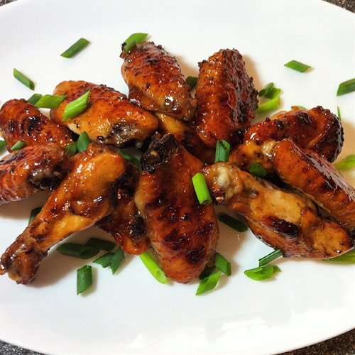 Balsamic Glazed Chicken Wings recipe Chefthisup