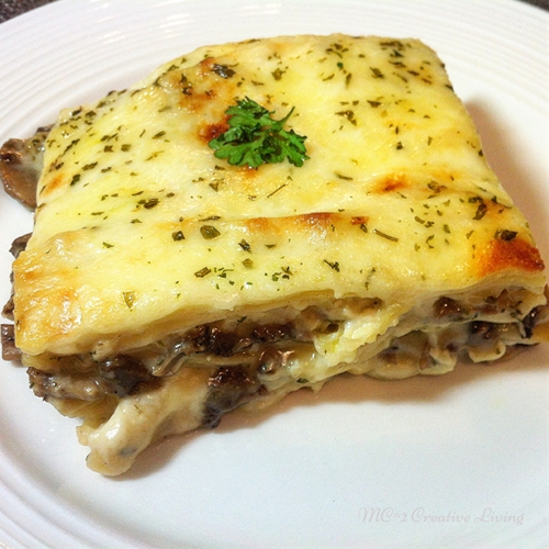 Mushroom Lasagna recipe Chefthisup
