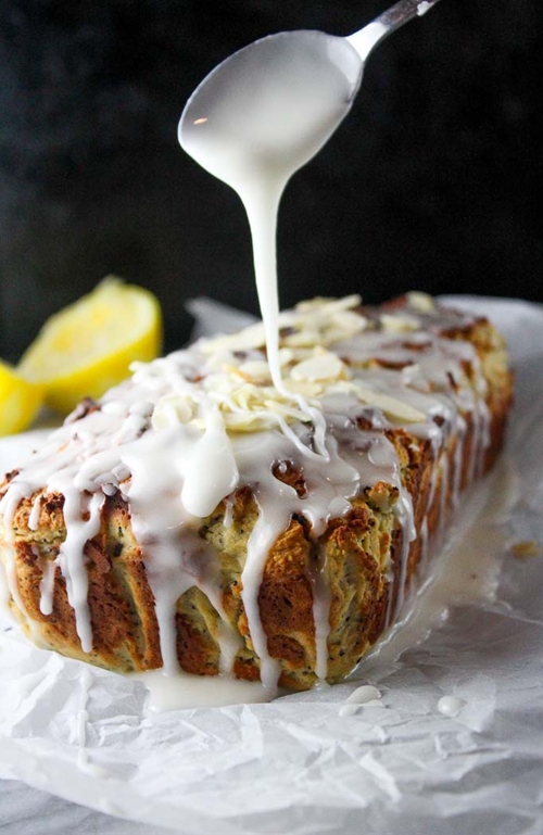 Almond Lemon Poppy Seed Loaf recipe Chefthisup