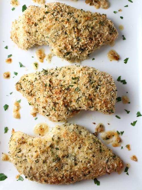 Parmesan Crusted Chicken recipe Chefthisup