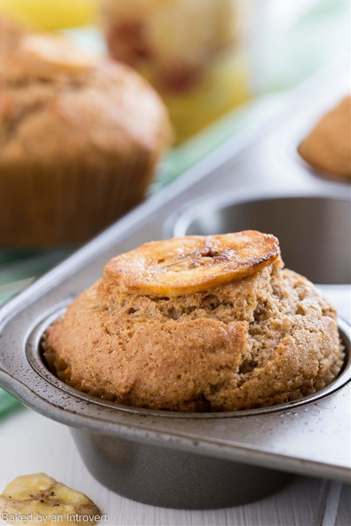 Whole Wheat Banana Muffins recipe Chefthisup