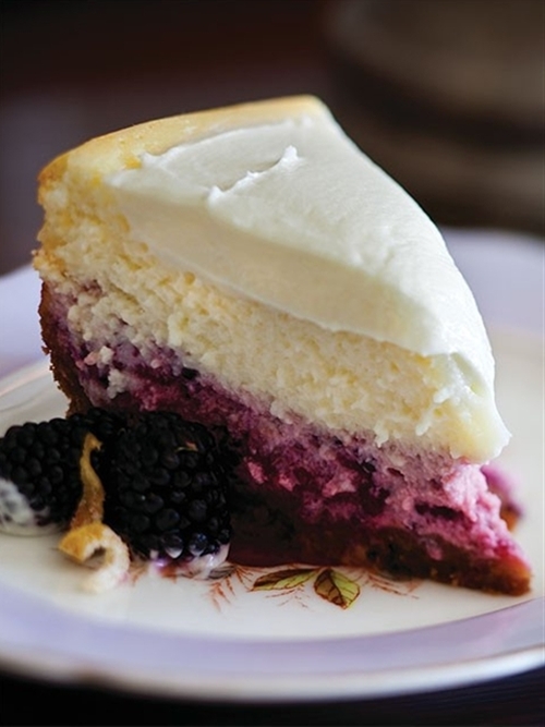 LemonBlackberry Cheesecake recipe Chefthisup