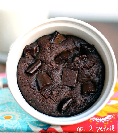 Microwave Brownie in a Cup recipe Chefthisup