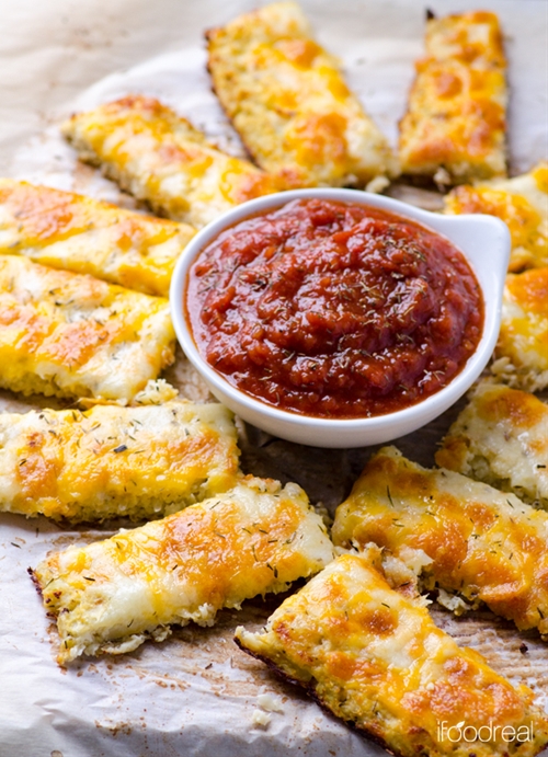 Cauliflower Breadsticks recipe Chefthisup
