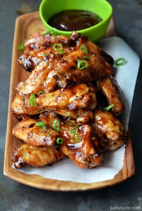 Crispy Baked Asian Chicken Wings recipe Chefthisup