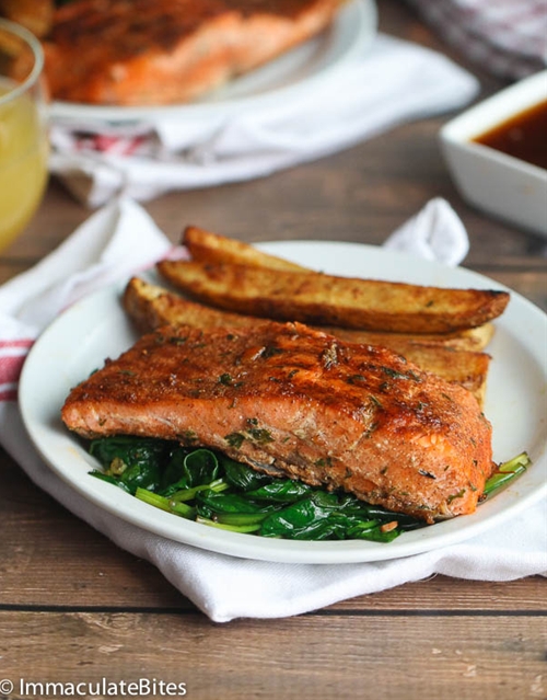 Jamaican Jerk Salmon recipe Chefthisup
