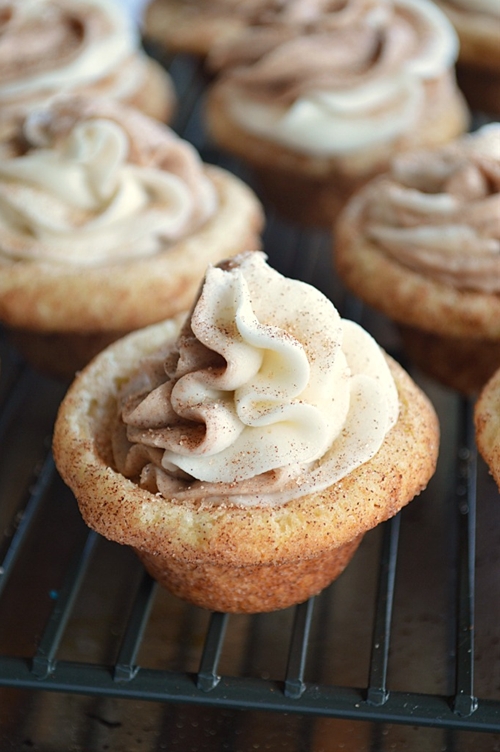 Snickerdoodle Cookie Cups recipe Chefthisup