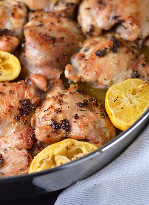 Pan roasted lemon chicken recipe Chefthisup