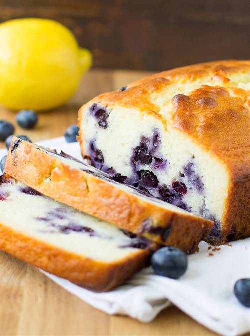 Blueberry Lemon Yogurt Cake recipe Chefthisup