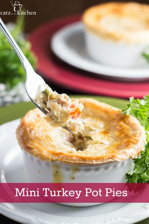 Mini Turkey Pot Pies recipe Chefthisup