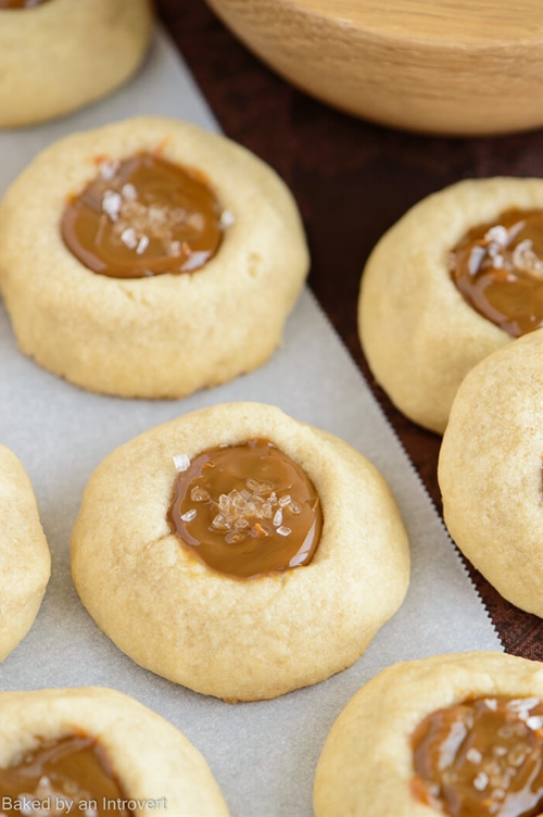 Dulce de Leche Thumbprint Cookies recipe Chefthisup