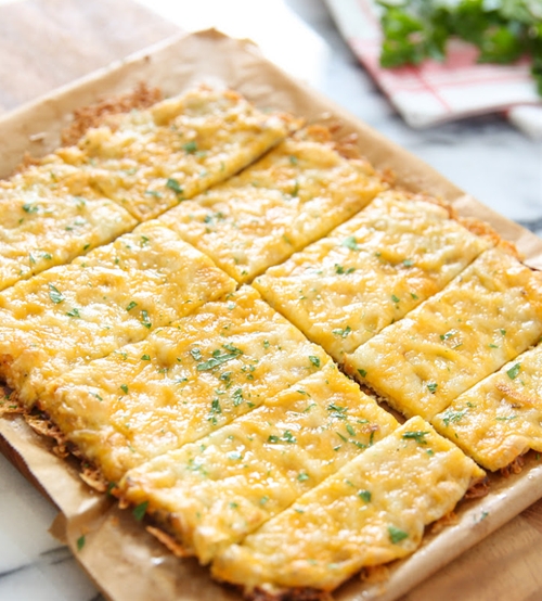 Cauliflower Breadsticks recipe Chefthisup